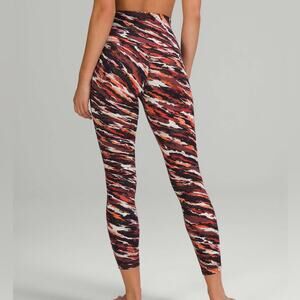 Lululemon Lunar New Year Align High-Rise Pant 25" Tiger Tide Smoky Red Multi 4